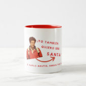 Taza con oracion A Carlo Acutis Zweifarbige Tasse (Mittel)