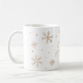 Taza copos de nieve dorados kaffeetasse (Links)