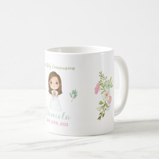 Taza DANIELA Primera Comunión Kaffeetasse (VorderseiteRechts)