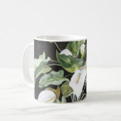 Taza de alcatraces en acuarela kaffeetasse (Vorderseite Links)