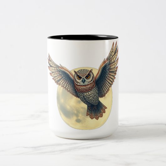 taza de buho zweifarbige tasse (Mittel)