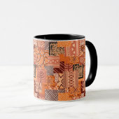 Taza de Cafe African Collage Tasse (VorderseiteRechts)