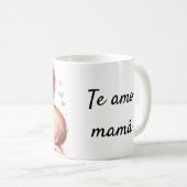 Taza de café blanca para madres kaffeetasse (VorderseiteRechts)