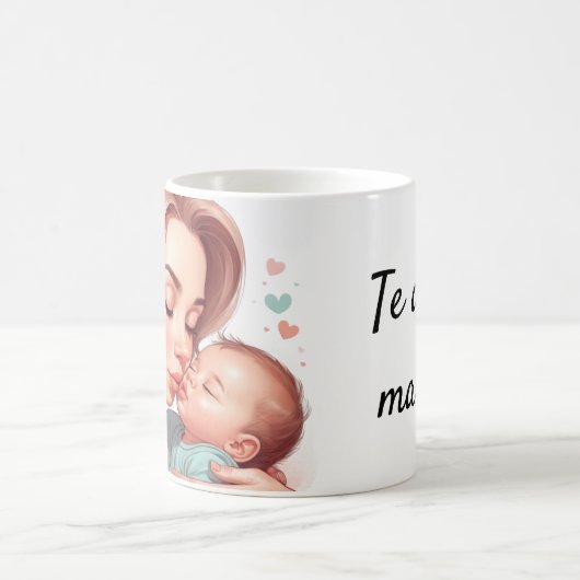 Taza de café blanca para madres kaffeetasse (Mittel)
