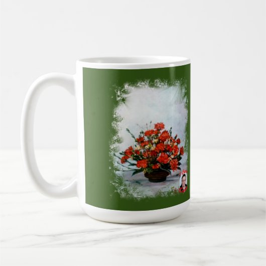 Taza de Café Bodegón de flores Kaffeetasse (Links)
