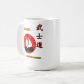 Taza De Café Bushido - The Wai of the Warrior Kaffeetasse (Vorderseite Links)