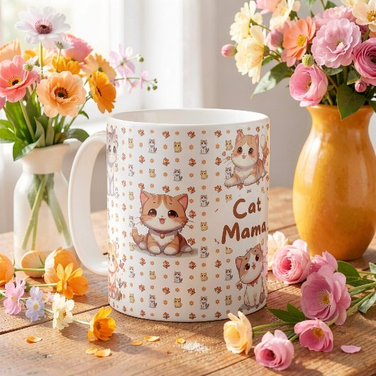 Taza de café Cat Mama Kaffeetasse