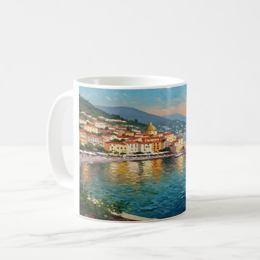 Taza De Café Coastal Village Kaffeetasse (Vorderseite Links)