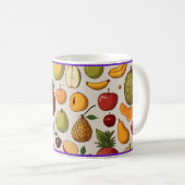 taza de café con diseño de frutas kaffeetasse (VorderseiteRechts)