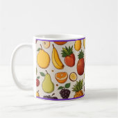 taza de café con diseño de frutas kaffeetasse (Links)