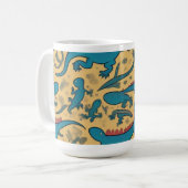  Taza de Café con Diseño de Lagartijas Kaffeetasse (Vorderseite Links)