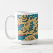  Taza de Café con Diseño de Lagartijas Kaffeetasse (Links)