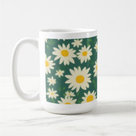 Taza de Café con Diseño de Margaritas Kaffeetasse