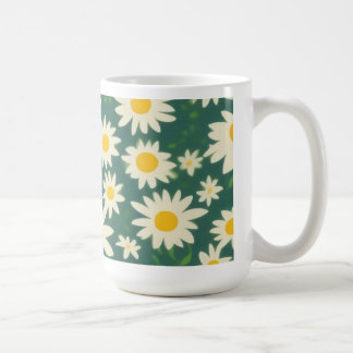 Taza de Café con Diseño de Margaritas Kaffeetasse
