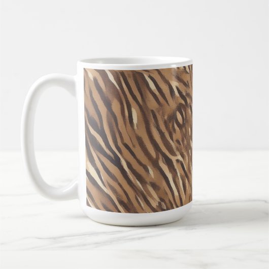 Taza de Cafe con Diseño de Piel de Tigre Kaffeetasse (Links)