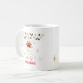 "Taza de café con diseño navideño elegante" Kaffeetasse (Vorderseite Links)