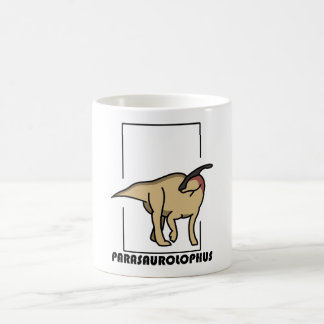 Taza de café diseño dinosaurio Parasaurolophus Kaffeetasse