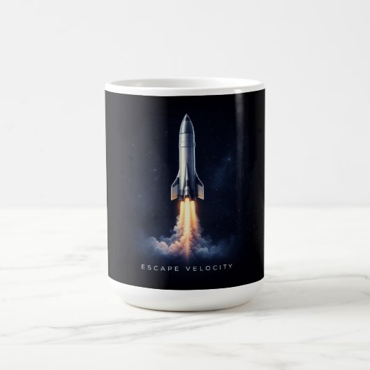 Taza De Café Escape Velocity Rocket Mug Kaffeetasse (Mittel)