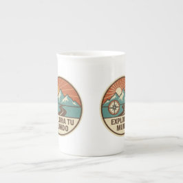 Taza de Café Explora Tu Mundo Porzellantasse