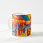 Taza de café fiesta playera en el centro kaffeetasse (Vorderseite Links)