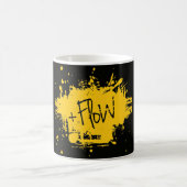Taza de Cafe +Flow en negro Kaffeetasse (Mittel)