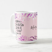 Taza de café frase en español proverbios 31 kaffeetasse (Vorderseite Links)