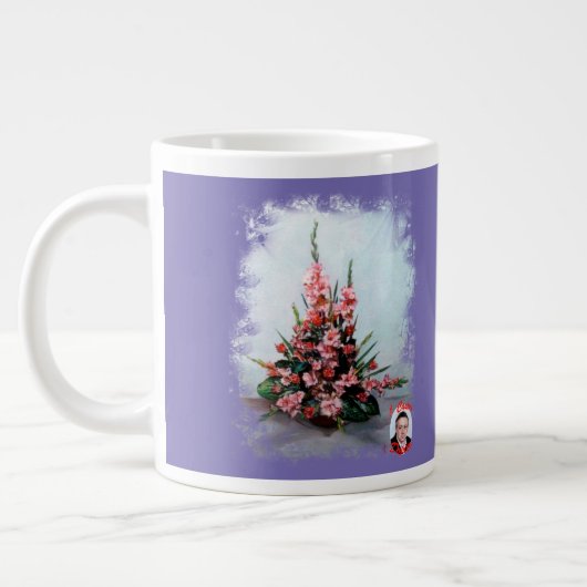 Taza De Café Gigante Bodegón de flores Jumbo-Tasse (Links)
