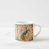 Taza De Café Gigante Peacock Art Morris Style Espressotasse (Rechts)