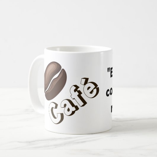 Taza de café kaffeetasse (Vorderseite Links)