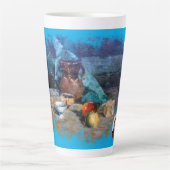 Taza de Café Latte Bodegón a espátula Milchtasse (Vorderseite)