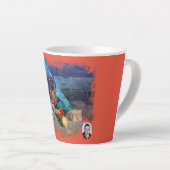 Taza De Café Latte Bodegón a espátula Milchtasse (Rechte Ecke)