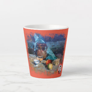 Taza De Café Latte Bodegón a espátula Milchtasse