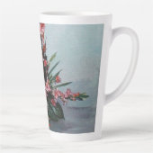 Taza De Café Latte Bodegón de flores Milchtasse (Rechts)