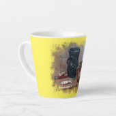 Taza De Café Latte Bodegón Milchtasse (Linke Ecke)