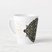 Taza de café latte con decoración milchtasse (Linke Ecke)