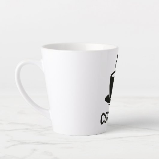 Taza de café latte milchtasse (Links)