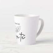 Taza de café latte milchtasse (Rechte Ecke)
