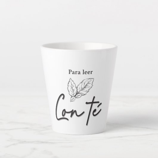 Taza de café latte milchtasse (Vorderseite)
