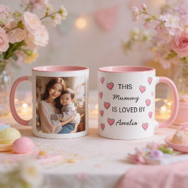 Taza de café Mother's Day personalizable. Tasse