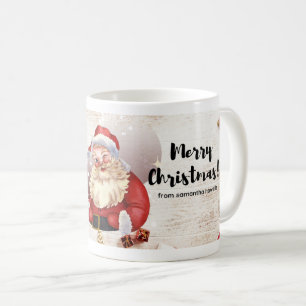 taza de café navideña santa claus kaffeetasse
