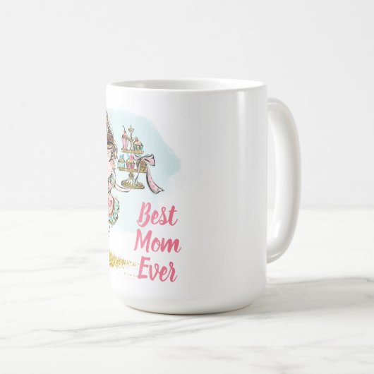 Taza de café para mamá kaffeetasse (VorderseiteRechts)