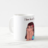 taza de cafe para mujer kaffeetasse (Vorderseite Links)