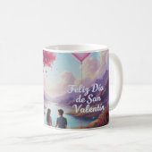 Taza de Cafe  para San Valentin Kaffeetasse (VorderseiteRechts)