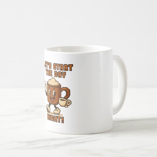 taza de café retro de caffi kaffeetasse (VorderseiteRechts)