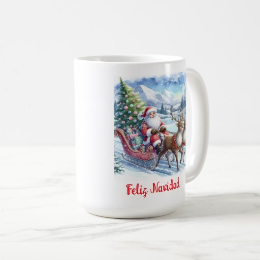 Taza de Café Santa Claus Kaffeetasse (VorderseiteRechts)