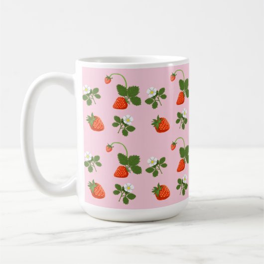 Taza De Café Strawberries Kaffeetasse (Links)