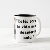 Taza de café zweifarbige tasse (VorderseiteRechts)
