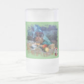 Taza De Cristal Esmerilado Bodegón a espátula Mattglas Bierglas (Mittel)