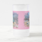 Taza De Cristal Esmerilado Bodegón a espátula Mattglas Bierglas (Mittel)