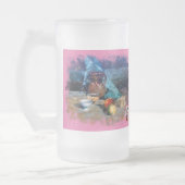 Taza De Cristal Esmerilado Bodegón a espátula Mattglas Bierglas (Links)